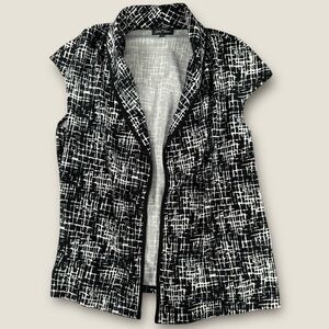 Slinky Brand Black and White Vest size large excellent condition